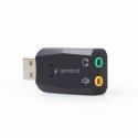 Gembird SC-USB2.0-01 kabeļu spraudņu pāreja 2 x 3.5mm Melns Gembird SC-USB2.0-01 kabeļu spraudņu pāreja 2 x 3.5mm Melns