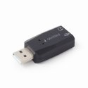 Gembird SC-USB2.0-01 kabelių lizdinio / kištukinio jungčių tipo keitiklis 2 x 3.5mm Juoda Gembird SC-USB2.0-01 kabelių lizdinio / kištukinio jungčių tipo keitiklis 2 x 3.5mm Juoda