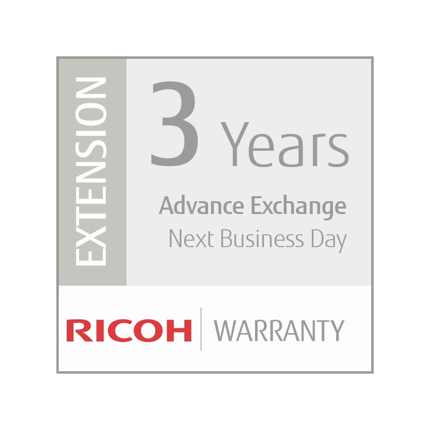 Ricoh 3 Year Extended Warranty (Workgroup) 3 metai