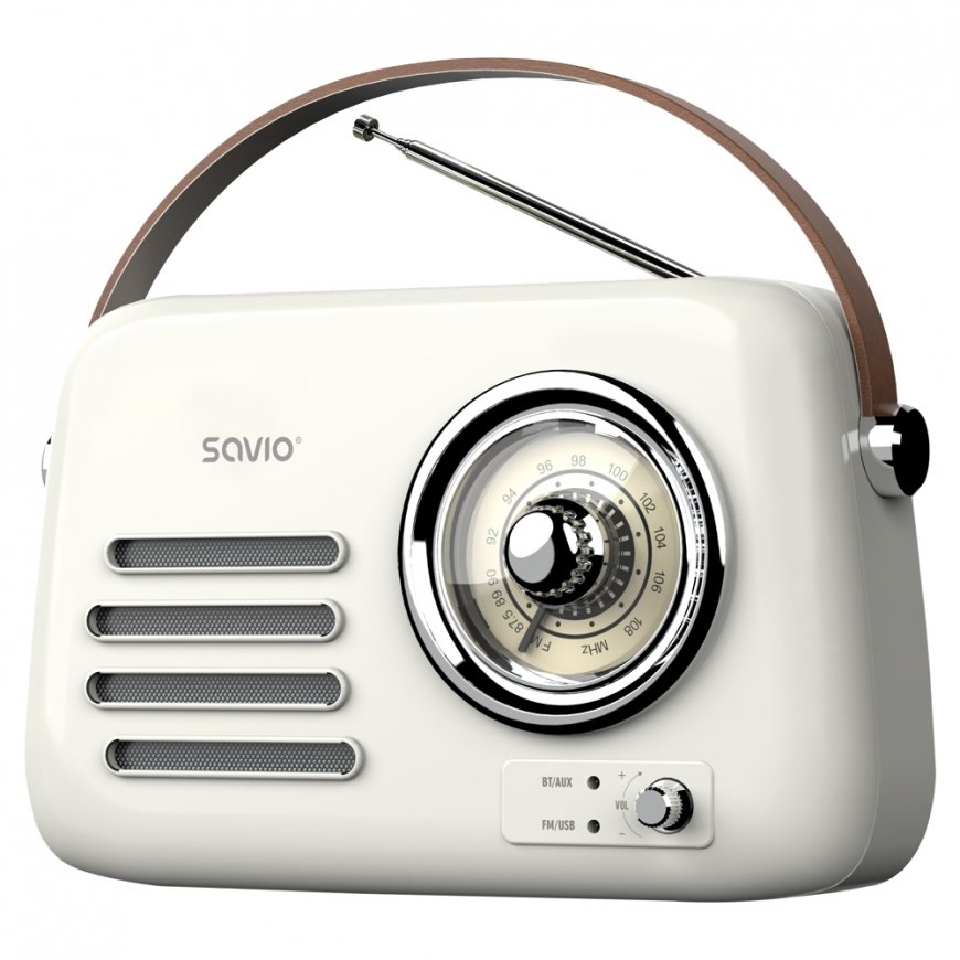 Savio RS-02 radio Pārnesams Analogais Balts
