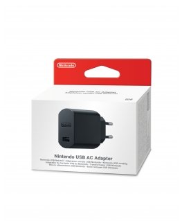 Nintendo 0045496444891 mobiliojo įrenginio kroviklis Žaidimo valdikliai Juoda AC Vidaus