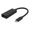 Deltaco USBC-DP USB graphics adapter 4096 x 2160 pixels Black Deltaco USBC-DP USB graphics adapter 4096 x 2160 pixels Black