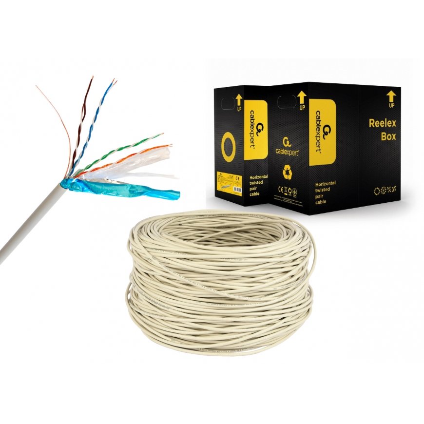 Gembird FPC-6004-SOL networking cable Grey 305 m Cat6 F/UTP (FTP) – 3