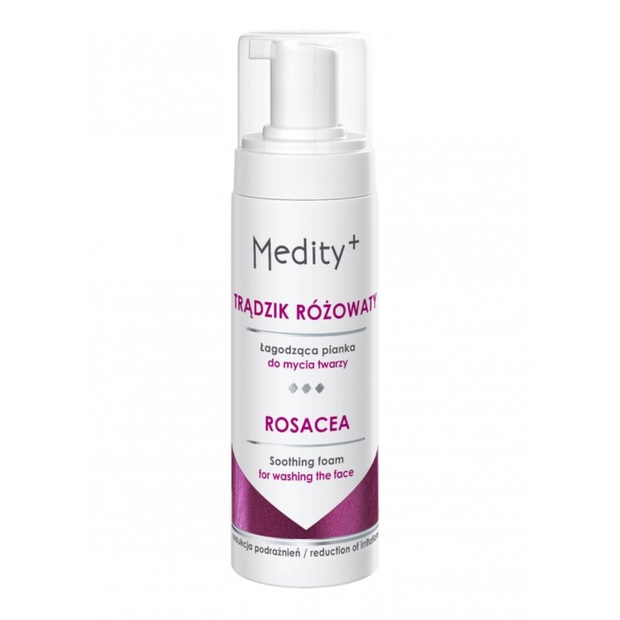 Medity+ Roosa puhdistava kasvojen vaahto 150ml