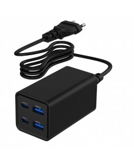 Gembird TA-UC-2A2C-PD65-01-BK mobile device charger