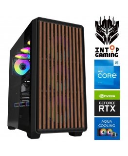 INTOP AQUA i5-14400F 32GB DDR5 1TB SSD M.2 NVME+2TB RTX5060Ti 16GB ei-OS