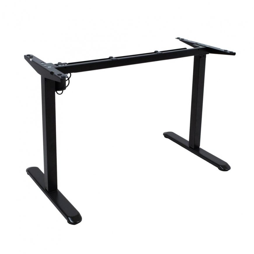 Home4You Table which ERGO LIGHT has 1 motor, black