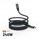 Fikseeritud | Magnetiline punutud kaabel USB-C/USB-C, USB 2.0, Hall | FIXDBM-CC12-GR Fikseeritud | Magnetiline punutud kaabel USB-C/USB-C, USB 2.0, Hall | FIXDBM-CC12-GR