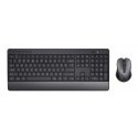 Trust Trezo näppäimistö Sisältää hiiren Universaali Langaton RF QWERTY Englanti (US) musta Trust Trezo näppäimistö Sisältää hiiren Universaali Langaton RF QWERTY Englanti (US) musta