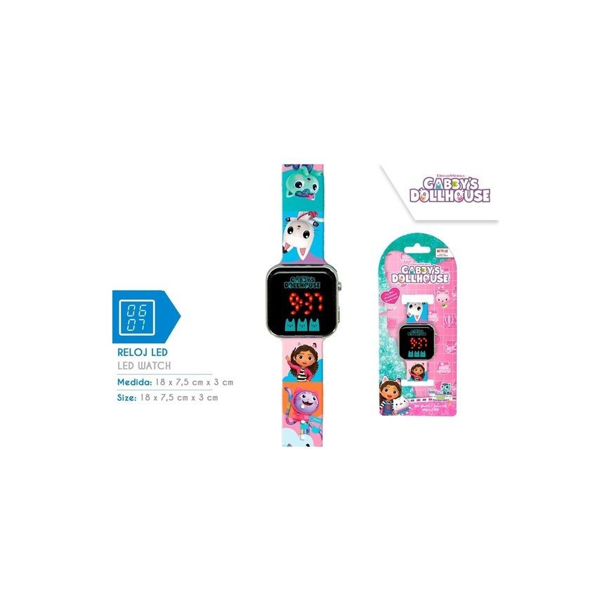 „Gabby's Dollhouse LED“ pulkstenis