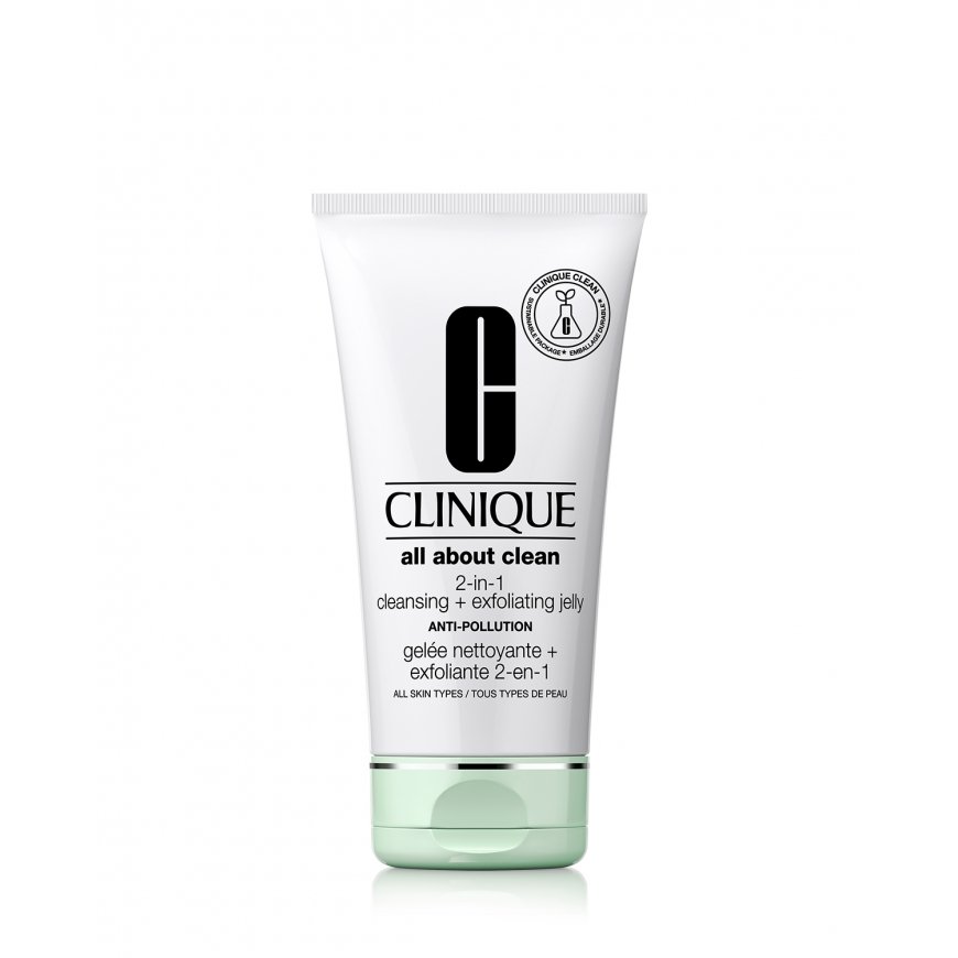 Clinique All About Clean 2-in-1 Cleansing + Exfoliating Jelly Puhastusgeel Naised 150 ml