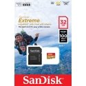 SanDisk Extreme 32 GB MicroSDHC UHS-I Klases 10 SanDisk Extreme 32 GB MicroSDHC UHS-I Klases 10