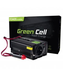 Green Cell INV06 strāvas adapteris & pārveidotājs Auto 150 W Melns