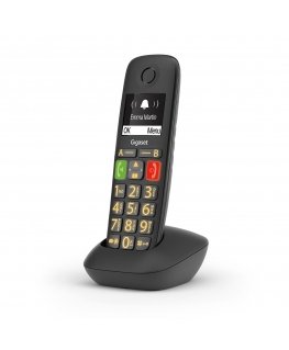 Gigaset E290HX DECT telephone Black