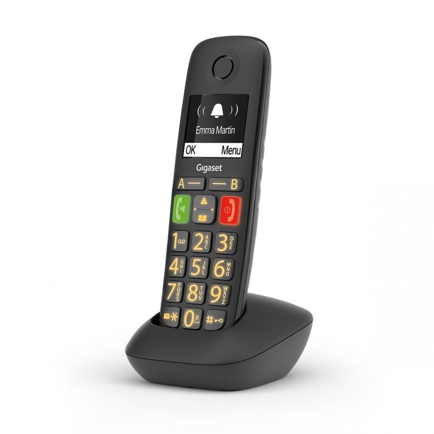 Gigaset E290HX DECT telefons Melns