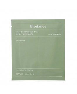 Biodance Gaivinanti, rejuvenating sheet face mask 'Sea Kelp Real Deep Mask' 4 x 34 g