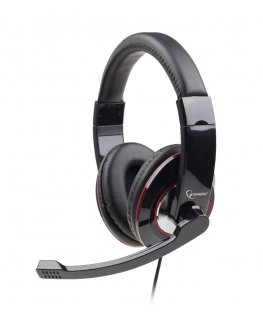 Gembird MHS-001 headphones/headset Wired Head-band Music Black