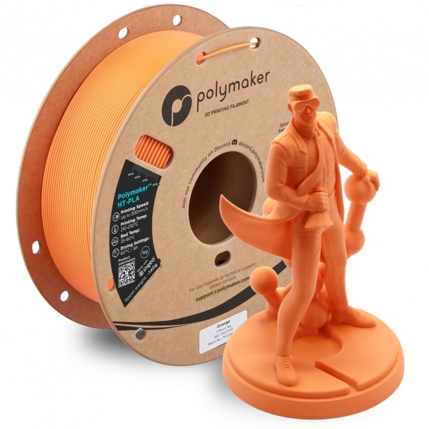 Polymaker HT-PLA 1.75mm 1kg - Oranžs
