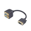 Gembird CC-VGAX2-20CM VGA-kaabel 0,2 m VGA (D-Sub) 2 x VGA (D-Sub) Must Gembird CC-VGAX2-20CM VGA-kaabel 0,2 m VGA (D-Sub) 2 x VGA (D-Sub) Must