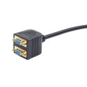 Gembird CC-VGAX2-20CM VGA kabelis 0,2 m VGA (D-Sub) 2 x VGA (D-Sub) Melns Gembird CC-VGAX2-20CM VGA kabelis 0,2 m VGA (D-Sub) 2 x VGA (D-Sub) Melns