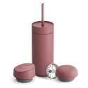 Fellow - Carter Move 3-in-1 mug - thermal mug + 3 lids, desert rose color, 473 ml Fellow - Carter Move 3-in-1 mug - thermal mug + 3 lids, desert rose color, 473 ml