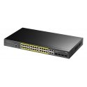 Cudy GS2028PS4 Managed L2 Gigabit Ethernet (10/100/1000) Power over Ethernet (PoE) 1U Black Cudy GS2028PS4 Managed L2 Gigabit Ethernet (10/100/1000) Power over Ethernet (PoE) 1U Black