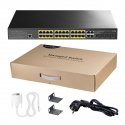 Cudy GS2028PS4 Управляемый L2 Gigabit Ethernet (10/100/1000) Питание по Ethernet (PoE) 1U Черный Cudy GS2028PS4 Управляемый L2 Gigabit Ethernet (10/100/1000) Питание по Ethernet (PoE) 1U Черный