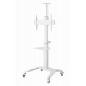 Gembird Aluminum TV floor stand with caster wheels, 37\" - 70\", baltas | Gembird Aluminum TV floor stand with caster wheels, 37\" - 70\", baltas |