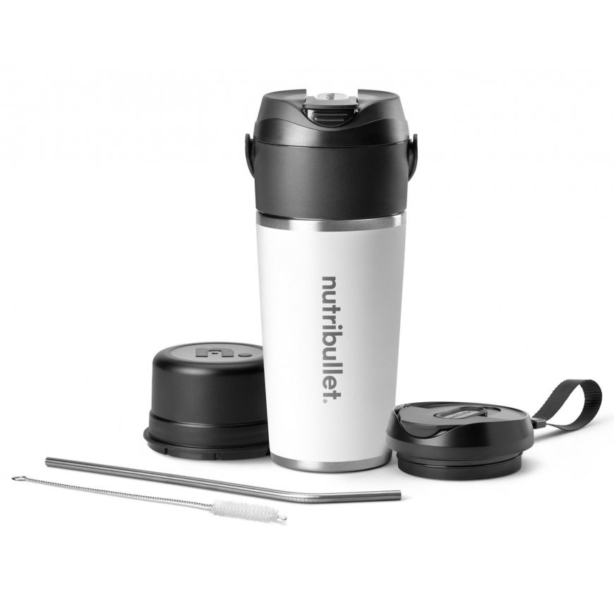 NutriBullet Flip 0,59 L Portatīvais blenderis Melns, Balts