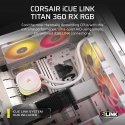 Corsair iCUE LINK TITAN RX RGB Protsessor Kõik-ühes vedelikujahuti 12 cm Valge 1 tk Corsair iCUE LINK TITAN RX RGB Protsessor Kõik-ühes vedelikujahuti 12 cm Valge 1 tk