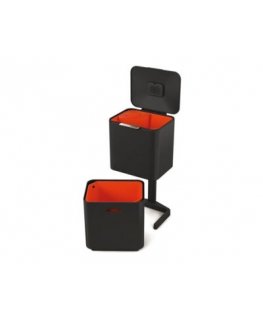 Joseph Joseph "Totem Max" black 60 l waste sorting and recycling container.