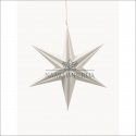 LED Star Paper Christmas Decoration, 60 cm, White LED Star Paper Christmas Decoration, 60 cm, White