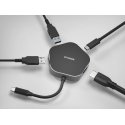 D-Link DUB-M420 dokstacija Vadu Thunderbolt 3 Alumīnijs, Melns