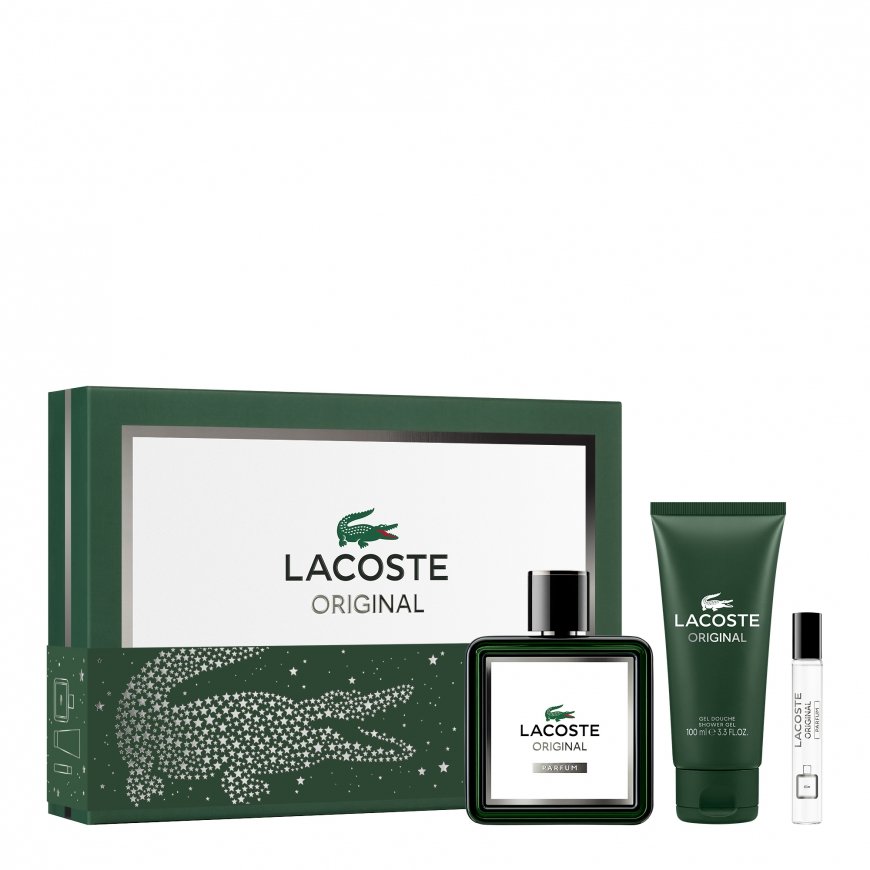 Lacoste Original Eau De Parfum Suihke 100ml Setti 3 Kappaletta