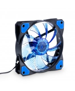 Akyga AW-12C-BL система охлаждения компьютера Корпус компьютера Вентилятор 12 cm Черный 1 шт