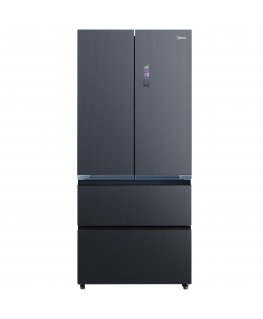 Midea MDRF705BIE70 side-by-side-jääkaappipakastin Vapaasti seisova 515 L E Harmaa