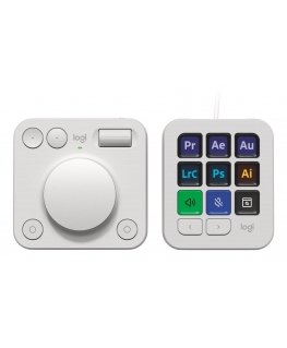 Logitech MX Creative Console Keypad Bluetooth/USB Pelēks