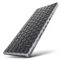 Axagon HMC-KB tastatūra Mājas USB QWERTY Krievu Alumīnijs, Melns
