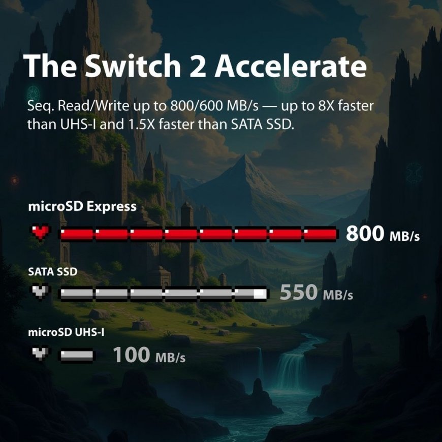microSDXC kaart 256GB Express 800/600MB/s Nintendo Switch 2