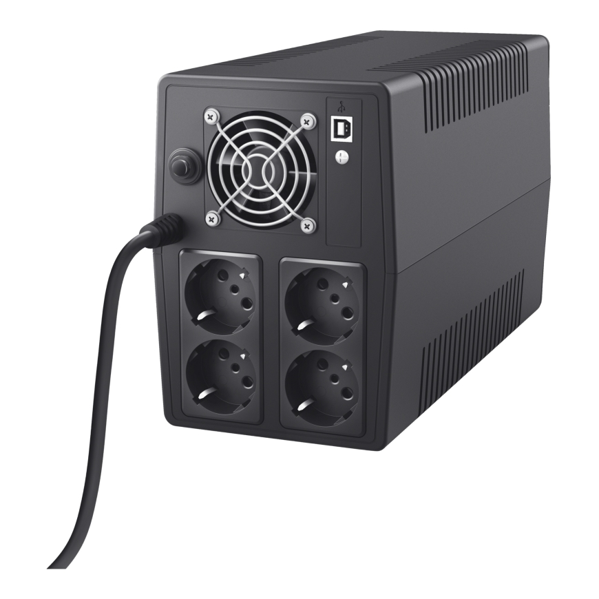 Trust Paxxon puhvertoiteallikas (UPS) 1,5 kVA 900 W 4 vahelduvvoolu kontakt – 2