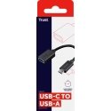 Trust 20967 USB-kaapeli 0,09 m USB C USB A musta Trust 20967 USB-kaapeli 0,09 m USB C USB A musta