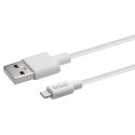 Savio CL-192 USB kabelis USB 2.0 1 m USB A Balts Savio CL-192 USB kabelis USB 2.0 1 m USB A Balts
