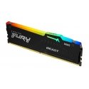 Kingston Technology FURY Beast RGB atmiņas modulis 32 GB 1 x 32 GB DDR5 5600 MT/s Kingston Technology FURY Beast RGB atmiņas modulis 32 GB 1 x 32 GB DDR5 5600 MT/s