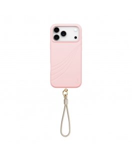UNIQ Coehl Serina dėklas iPhone 17 magnetiniam krovimui rožinės spalvos