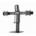 Gembird MS-D2-01 monitoriaus laikiklis arba stovas 68,6 cm (27") Stalas Juoda Gembird MS-D2-01 monitoriaus laikiklis arba stovas 68,6 cm (27") Stalas Juoda