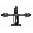 Gembird MS-D2-01 подставка / крепление для мониторов 68,6 cm (27") Стол Черный Gembird MS-D2-01 подставка / крепление для мониторов 68,6 cm (27") Стол Черный