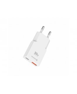 Swissten Travel Charger GaN USB-C / USB 45W (US/EU/UK)