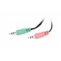 Gembird MHS-123 headphones/headset Wired Head-band Calls/Music Black