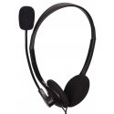Gembird MHS-123 headphones/headset Wired Head-band Calls/Music Black