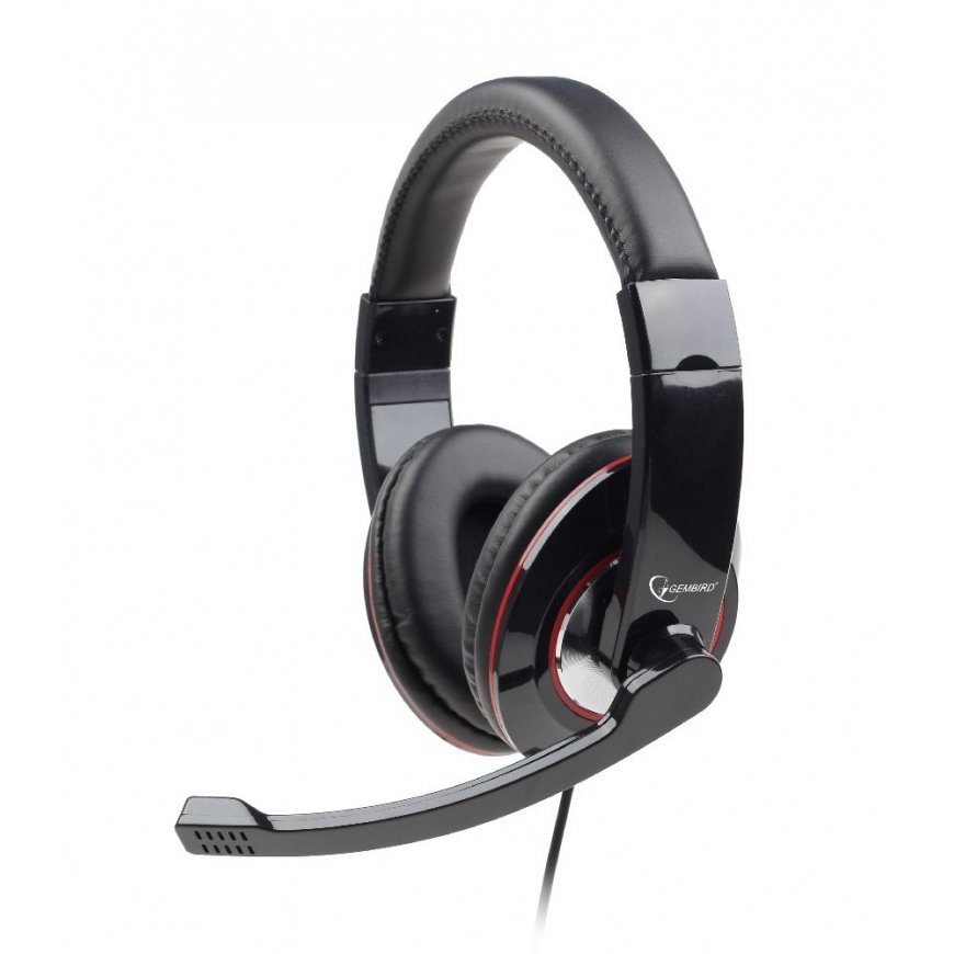 Gembird MHS-U-001 headphones/headset Wired Head-band Calls/Music Black